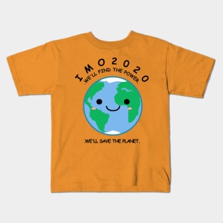 IMO 2020 save the earth T-shirt Kids T-Shirt